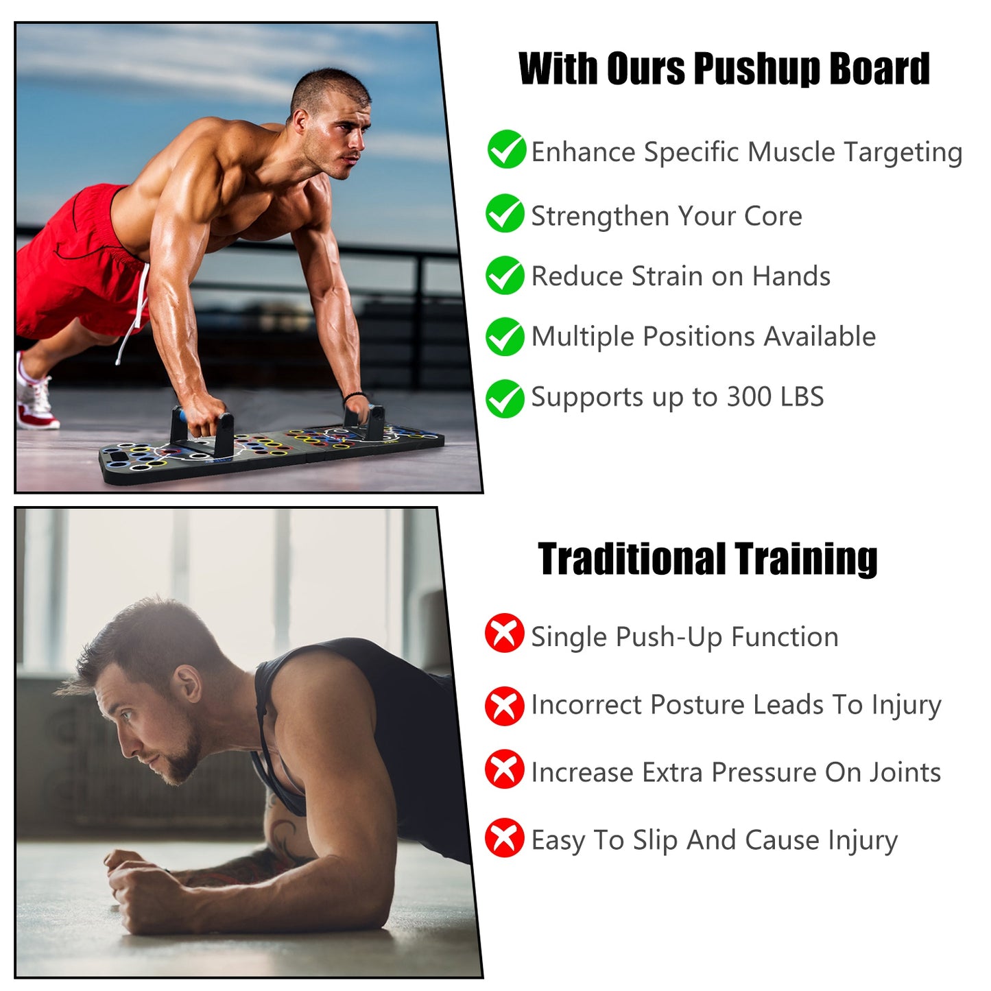 15 in 1 push up board complete set
