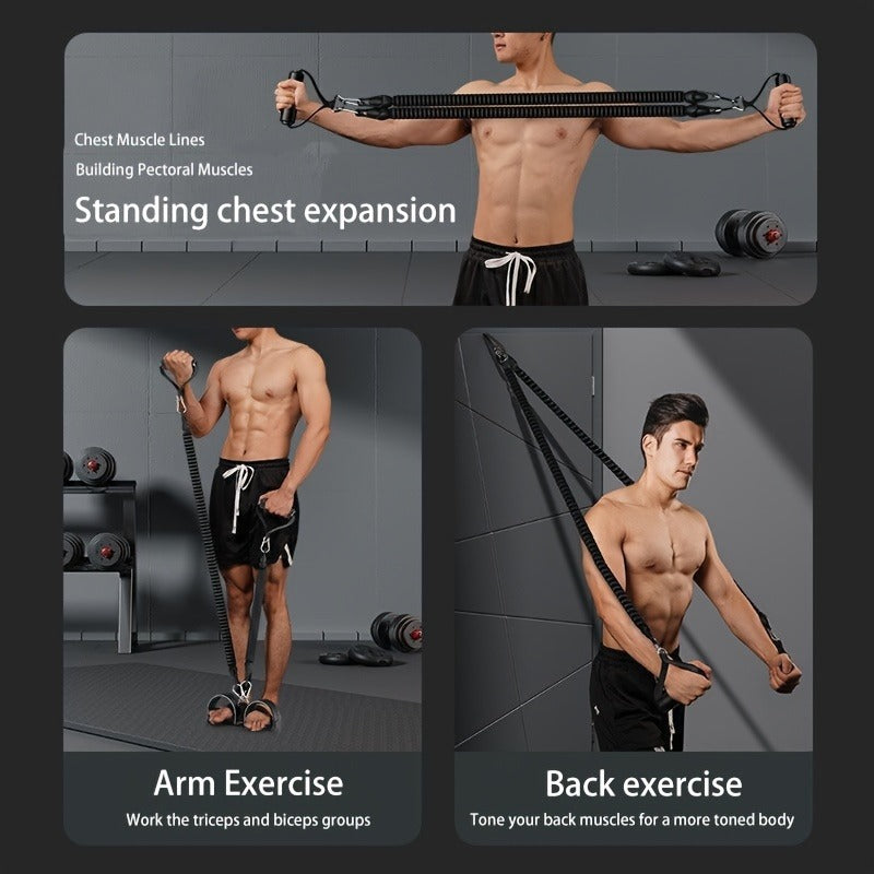 Compact resistance trainer storage