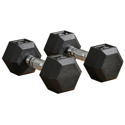 Hex dumbbell set for home strength training