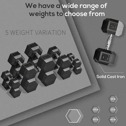 Dumbbell set home gym setup