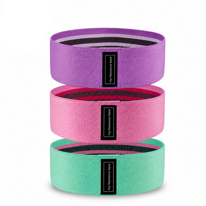 Booty and legs resistance band set for lower body toning