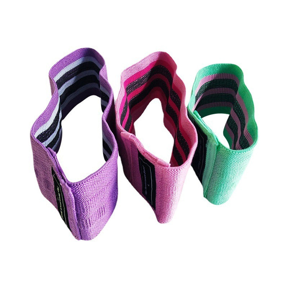 Anti-slip fabric resistance bands