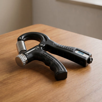 Hand grip strengthener adjustable resistance