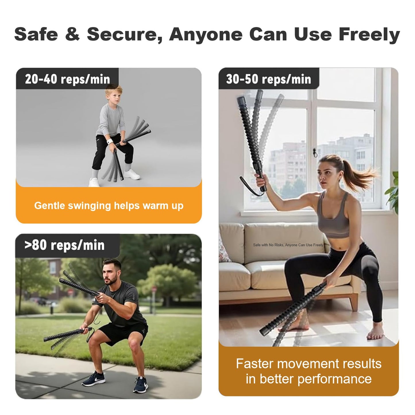 Compact battle rope for home gym