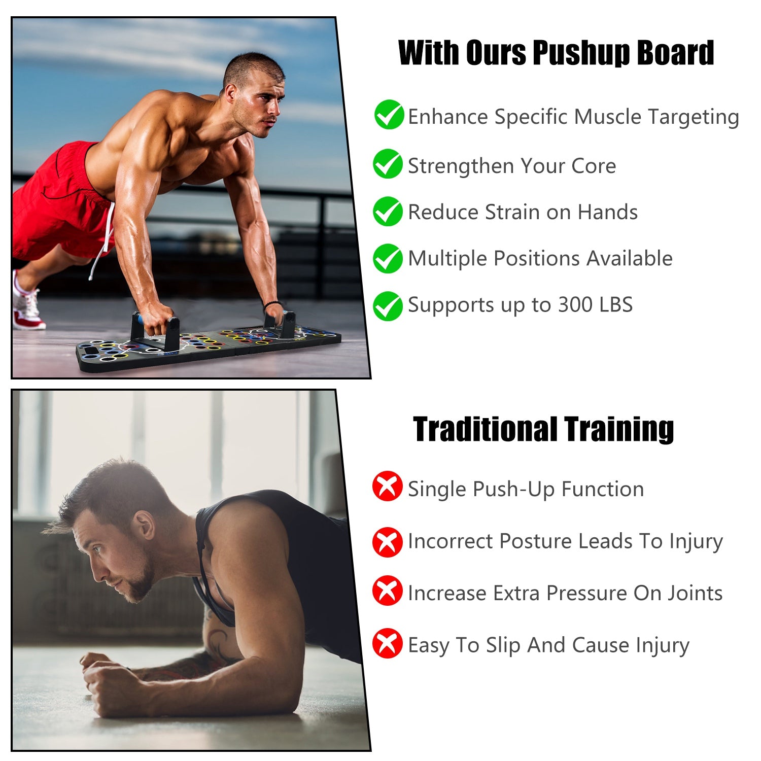 15 in 1 push up board complete set