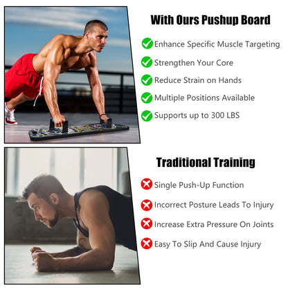 15 in 1 push up board complete set