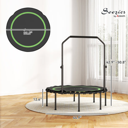 Trampoline steel frame construction