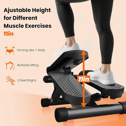 Compact stepper for home workouts